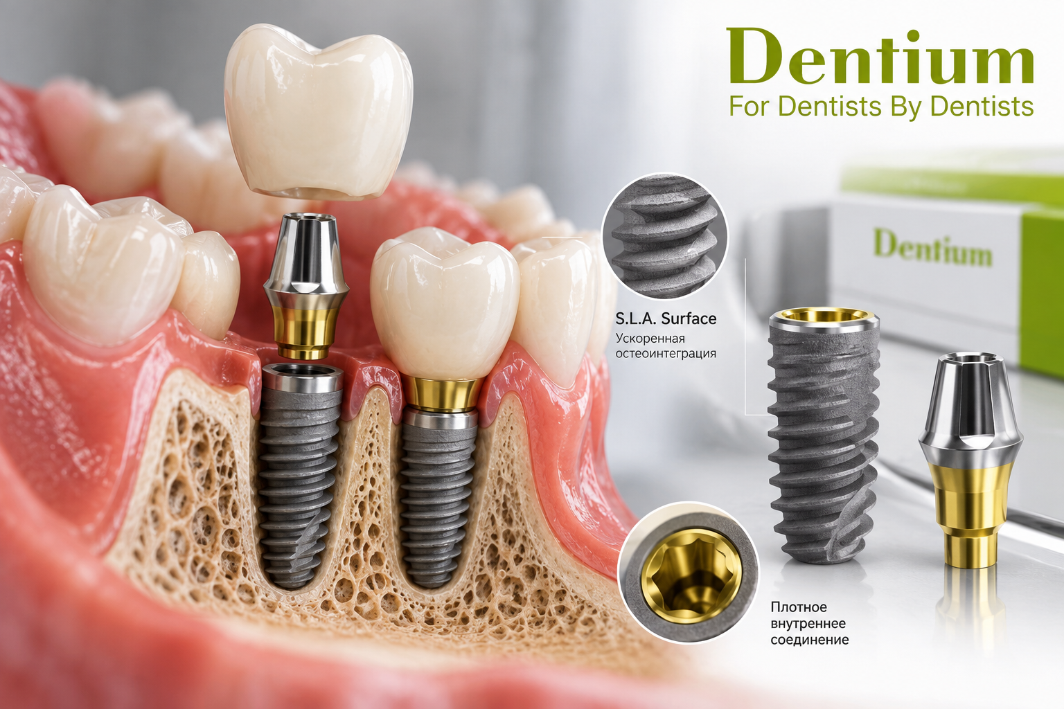 Преимущества имплантов Dentium перед другими системами